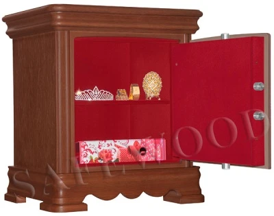 Сейф с отделкой деревом Safewood 57Key Flock